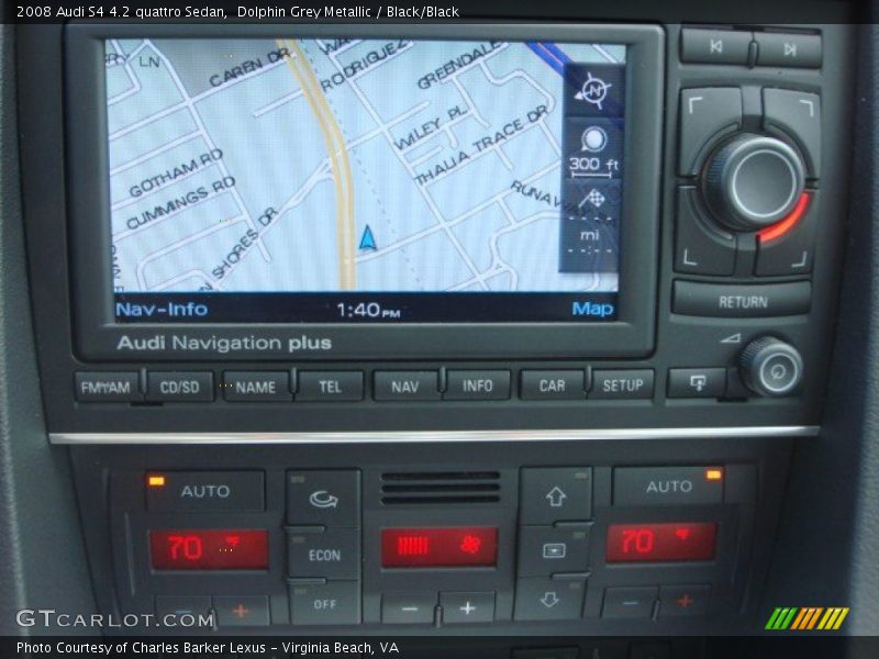 Dolphin Grey Metallic / Black/Black 2008 Audi S4 4.2 quattro Sedan