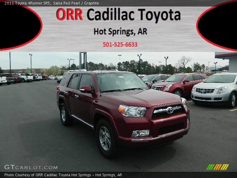 Salsa Red Pearl / Graphite 2011 Toyota 4Runner SR5