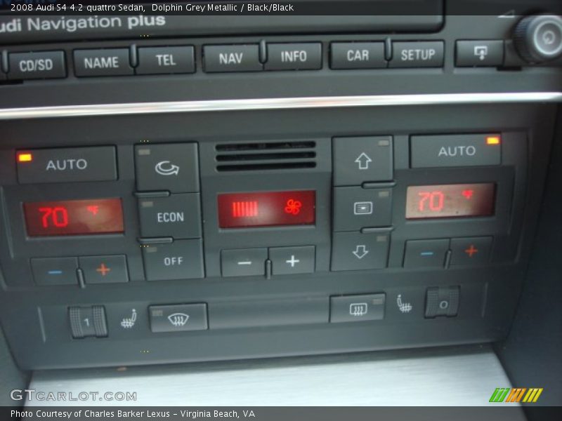 Dolphin Grey Metallic / Black/Black 2008 Audi S4 4.2 quattro Sedan