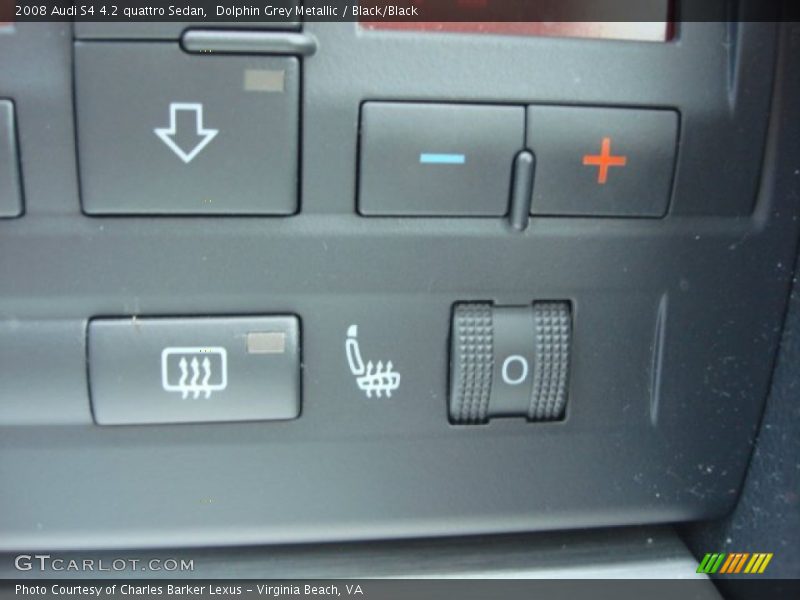 Dolphin Grey Metallic / Black/Black 2008 Audi S4 4.2 quattro Sedan