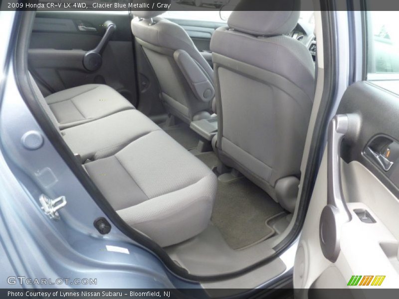 Glacier Blue Metallic / Gray 2009 Honda CR-V LX 4WD