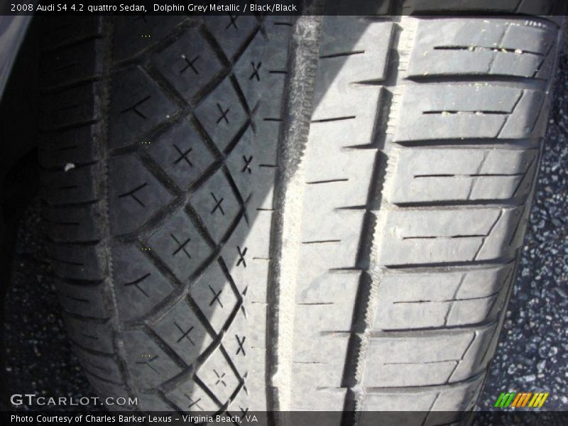 Dolphin Grey Metallic / Black/Black 2008 Audi S4 4.2 quattro Sedan