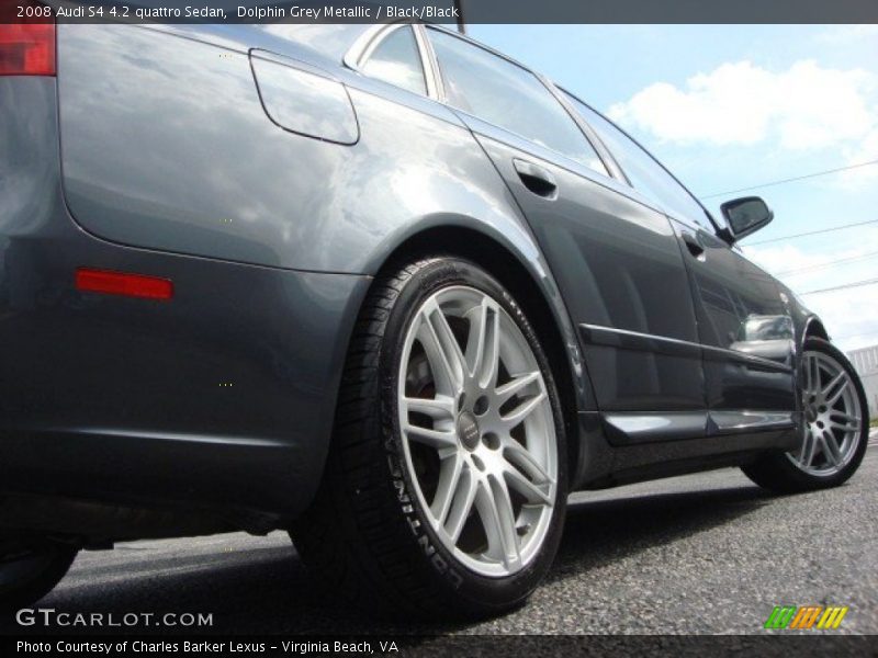 Dolphin Grey Metallic / Black/Black 2008 Audi S4 4.2 quattro Sedan