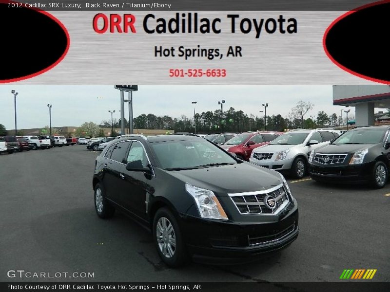 Black Raven / Titanium/Ebony 2012 Cadillac SRX Luxury