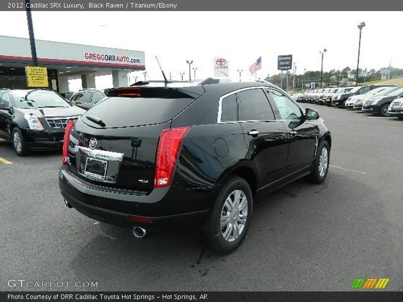 Black Raven / Titanium/Ebony 2012 Cadillac SRX Luxury