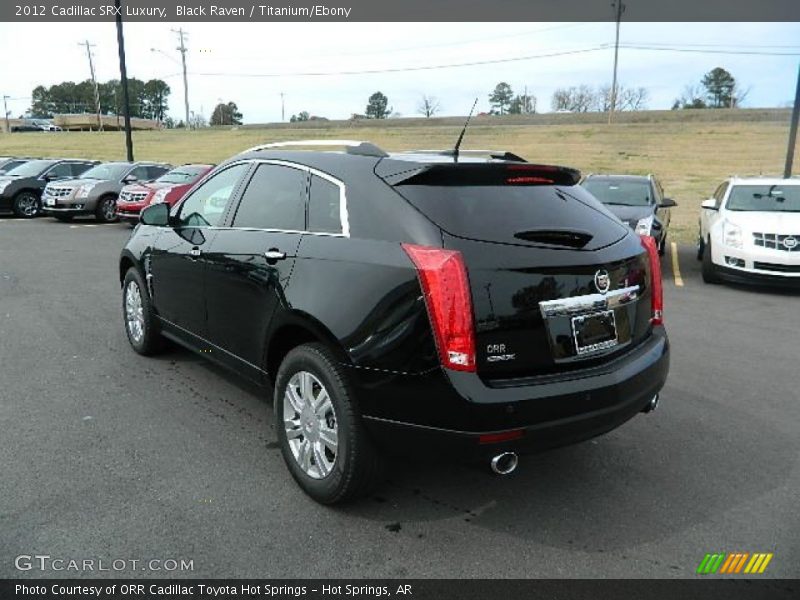 Black Raven / Titanium/Ebony 2012 Cadillac SRX Luxury