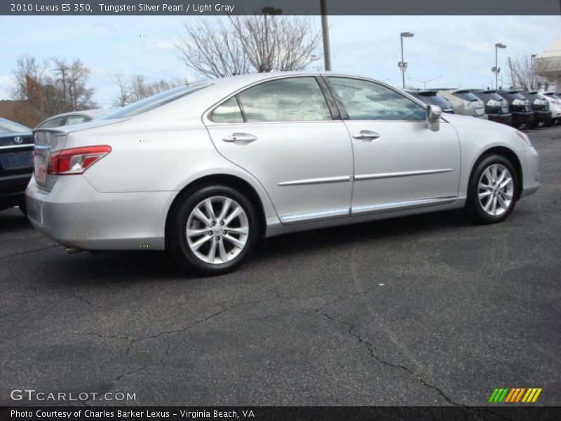 Tungsten Silver Pearl / Light Gray 2010 Lexus ES 350