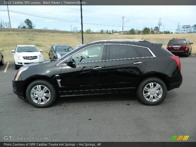 Black Raven / Titanium/Ebony 2012 Cadillac SRX Luxury