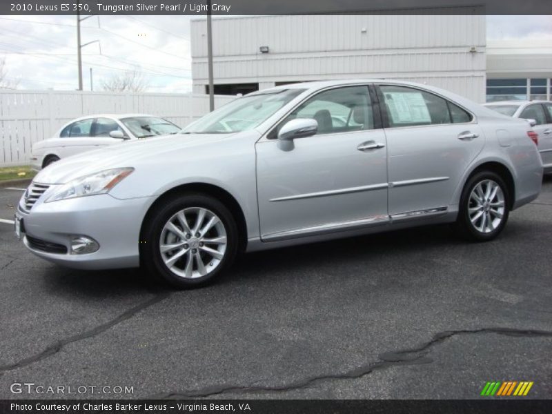 Tungsten Silver Pearl / Light Gray 2010 Lexus ES 350