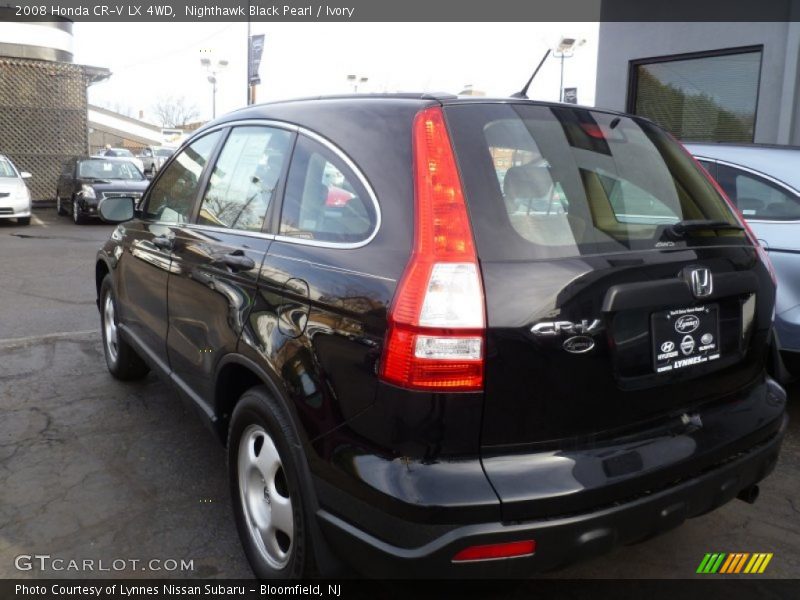 Nighthawk Black Pearl / Ivory 2008 Honda CR-V LX 4WD