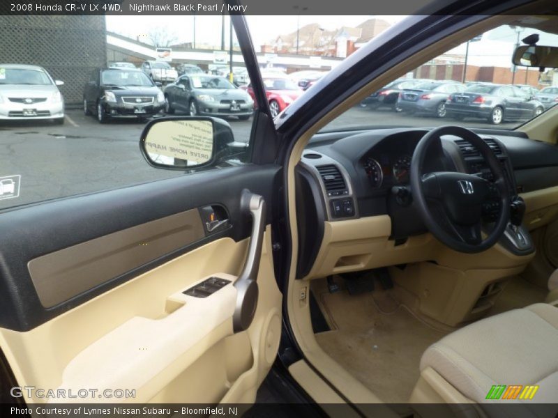 Nighthawk Black Pearl / Ivory 2008 Honda CR-V LX 4WD