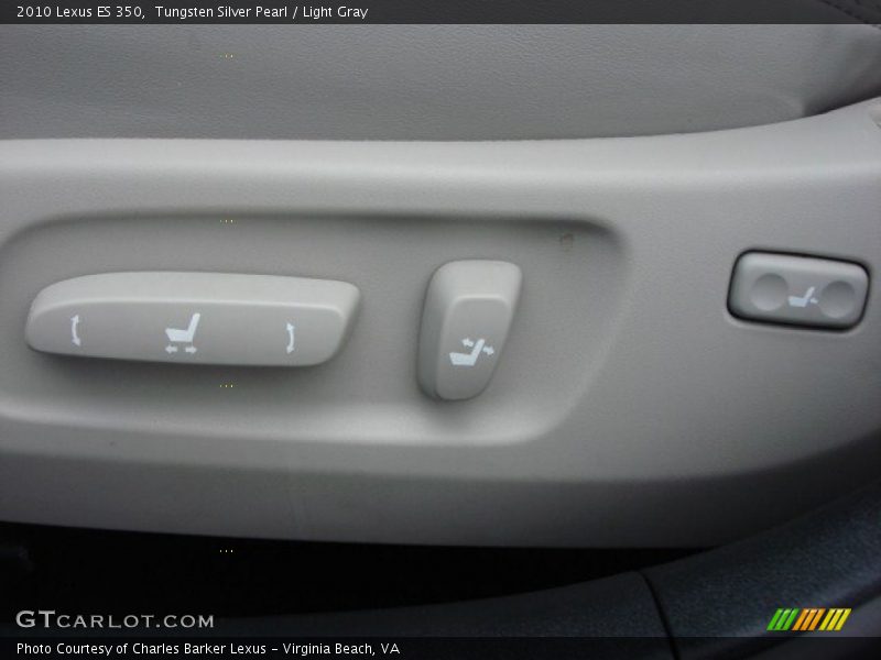 Tungsten Silver Pearl / Light Gray 2010 Lexus ES 350