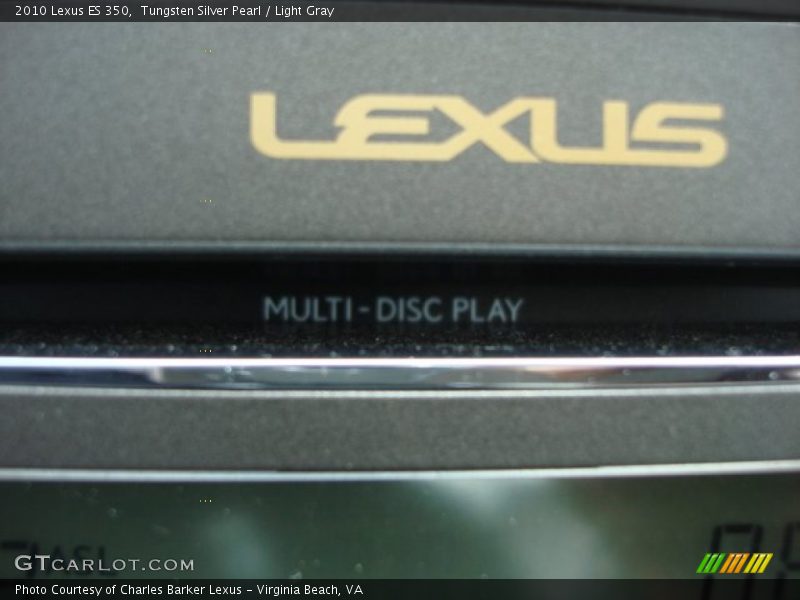 Tungsten Silver Pearl / Light Gray 2010 Lexus ES 350