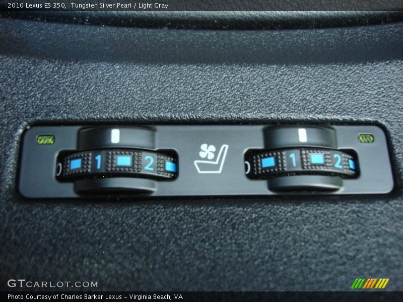 Tungsten Silver Pearl / Light Gray 2010 Lexus ES 350