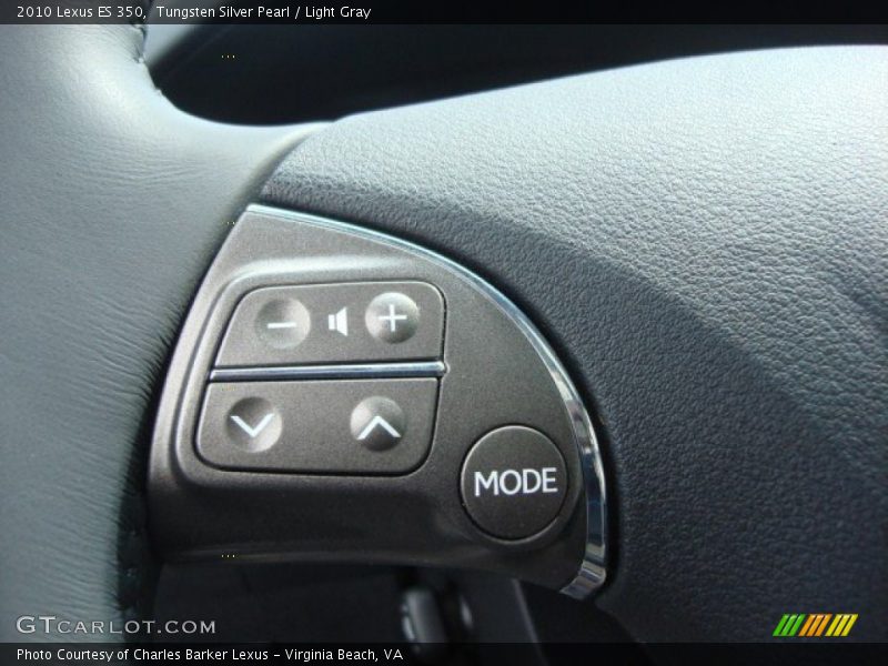Tungsten Silver Pearl / Light Gray 2010 Lexus ES 350