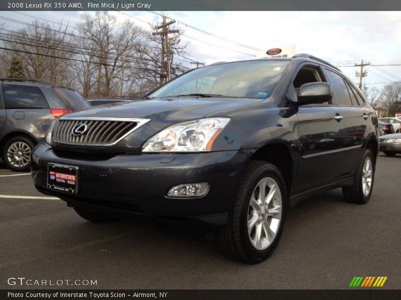 Flint Mica / Light Gray 2008 Lexus RX 350 AWD