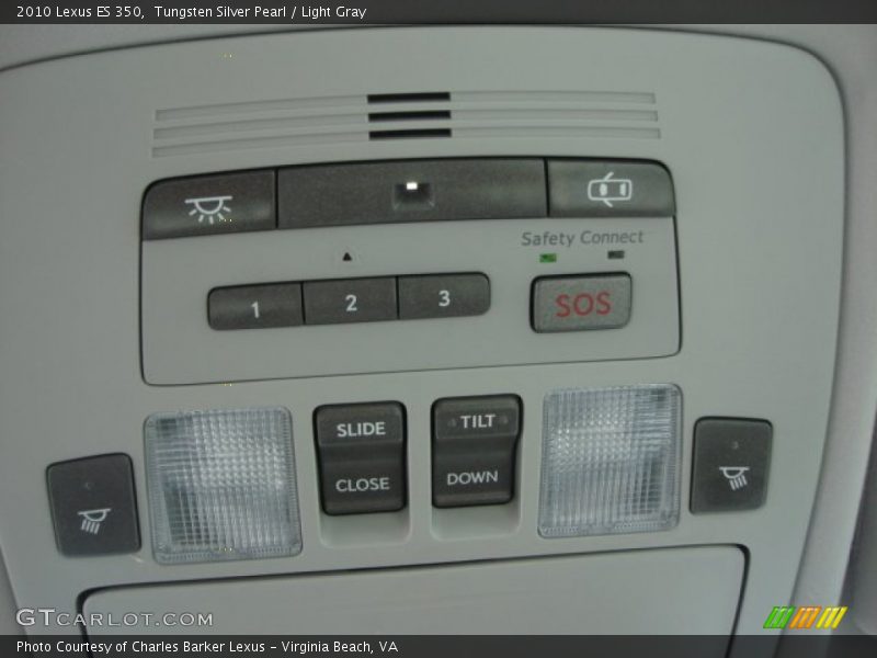 Tungsten Silver Pearl / Light Gray 2010 Lexus ES 350