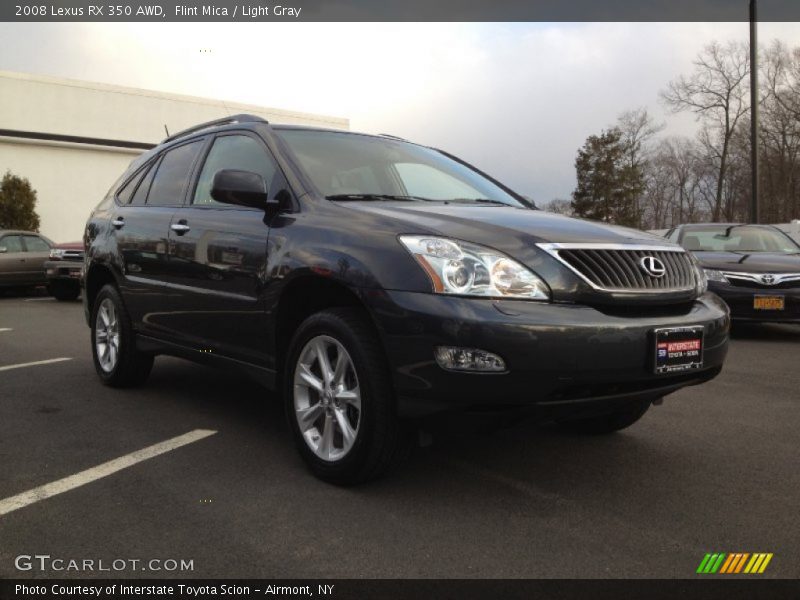 Flint Mica / Light Gray 2008 Lexus RX 350 AWD