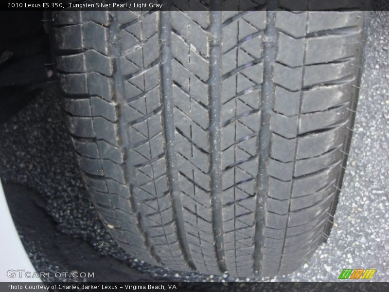Tungsten Silver Pearl / Light Gray 2010 Lexus ES 350