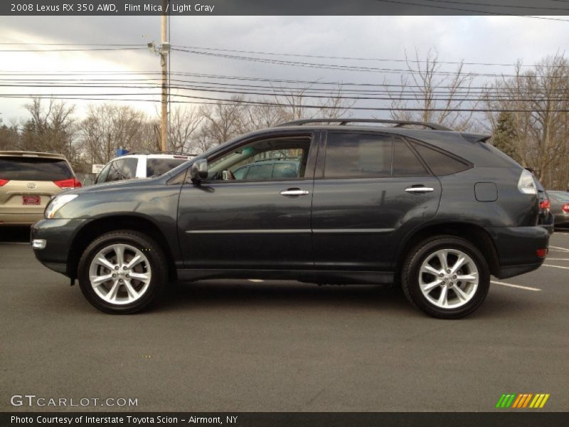 Flint Mica / Light Gray 2008 Lexus RX 350 AWD