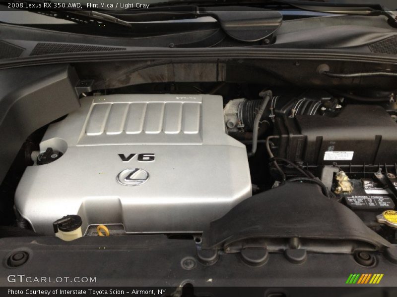 Flint Mica / Light Gray 2008 Lexus RX 350 AWD