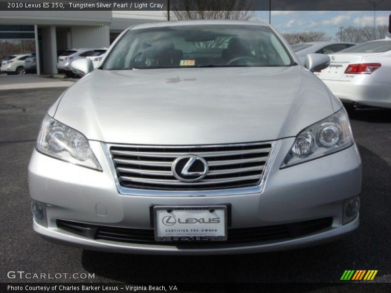 Tungsten Silver Pearl / Light Gray 2010 Lexus ES 350