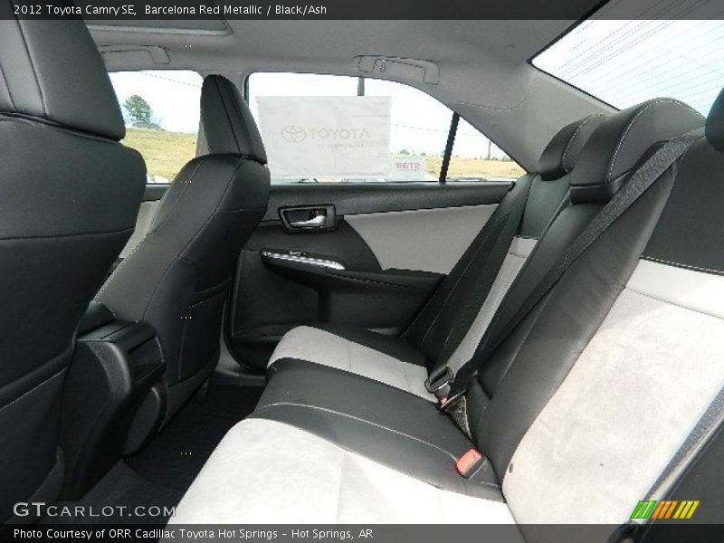 Barcelona Red Metallic / Black/Ash 2012 Toyota Camry SE