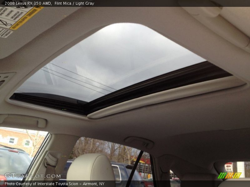 Flint Mica / Light Gray 2008 Lexus RX 350 AWD