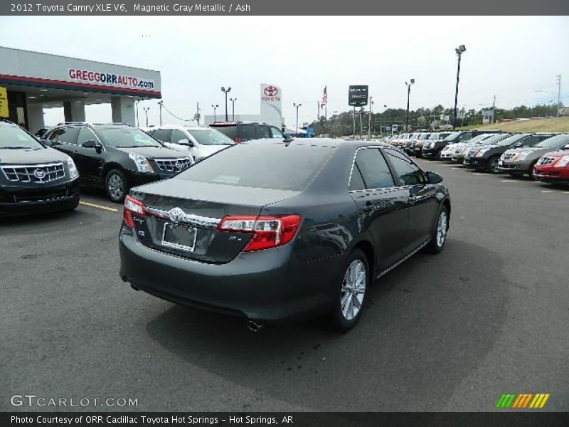 Magnetic Gray Metallic / Ash 2012 Toyota Camry XLE V6