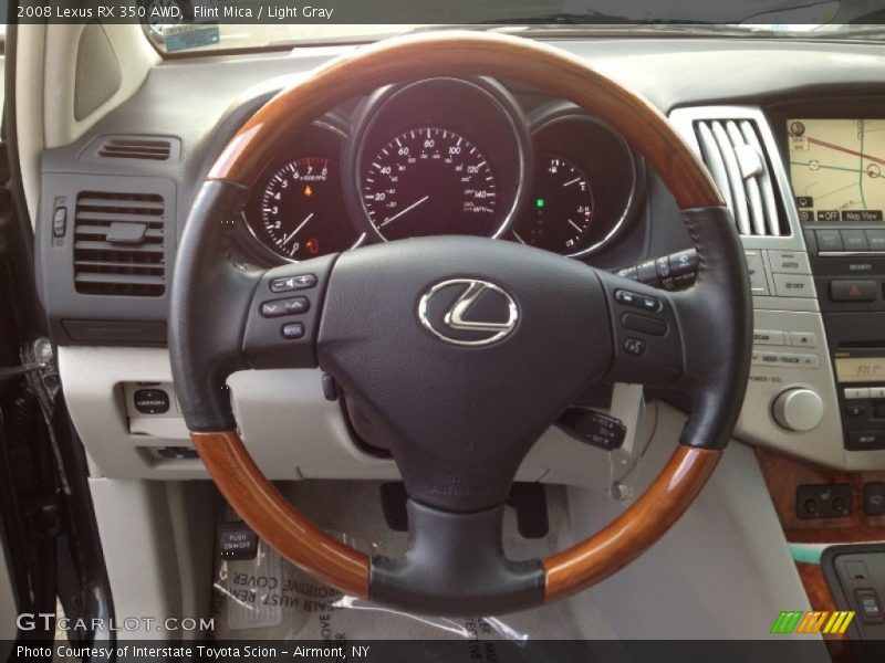 Flint Mica / Light Gray 2008 Lexus RX 350 AWD