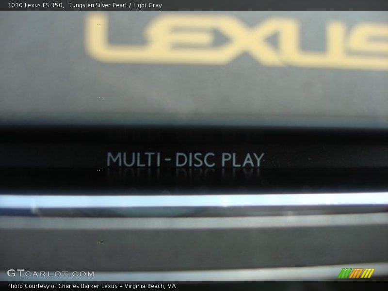 Tungsten Silver Pearl / Light Gray 2010 Lexus ES 350