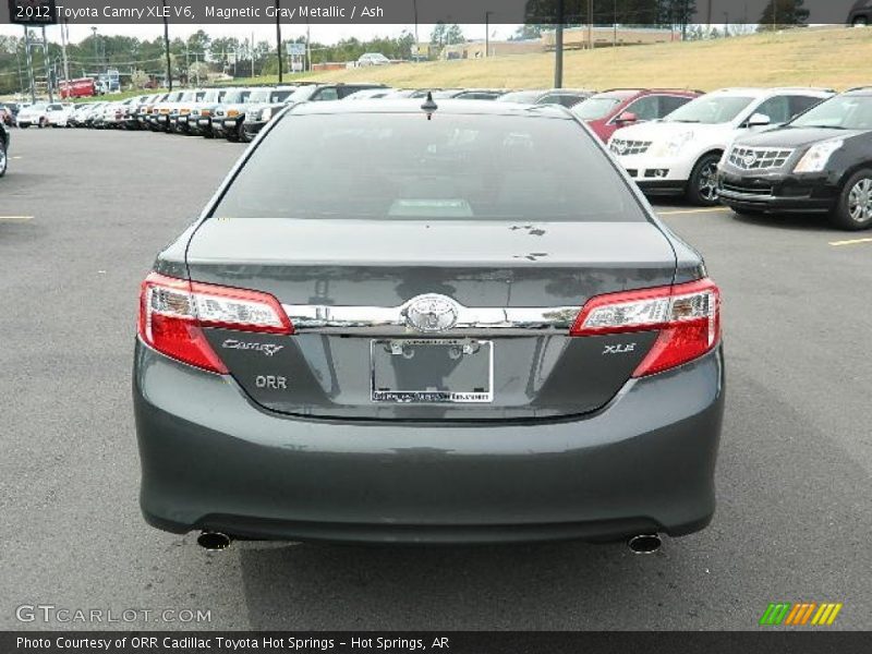 Magnetic Gray Metallic / Ash 2012 Toyota Camry XLE V6