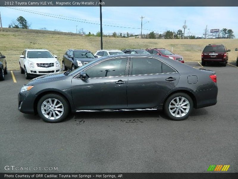 Magnetic Gray Metallic / Ash 2012 Toyota Camry XLE V6