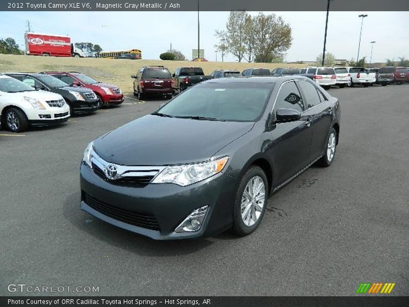 Magnetic Gray Metallic / Ash 2012 Toyota Camry XLE V6