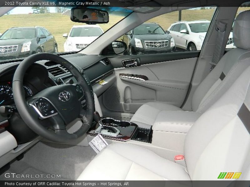 Magnetic Gray Metallic / Ash 2012 Toyota Camry XLE V6
