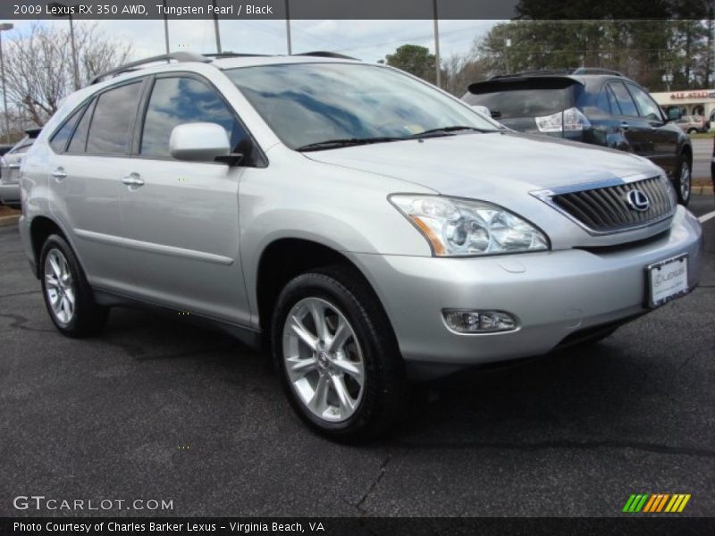 Tungsten Pearl / Black 2009 Lexus RX 350 AWD