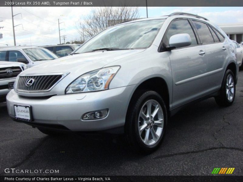 Tungsten Pearl / Black 2009 Lexus RX 350 AWD