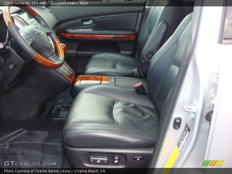 Tungsten Pearl / Black 2009 Lexus RX 350 AWD