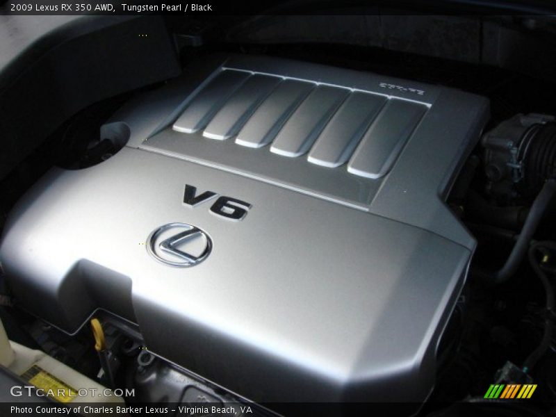 Tungsten Pearl / Black 2009 Lexus RX 350 AWD