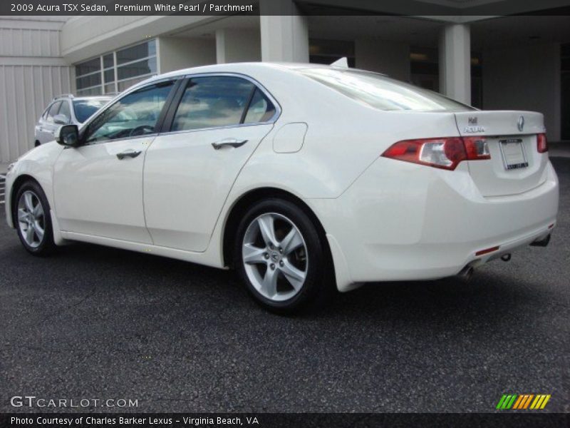 Premium White Pearl / Parchment 2009 Acura TSX Sedan