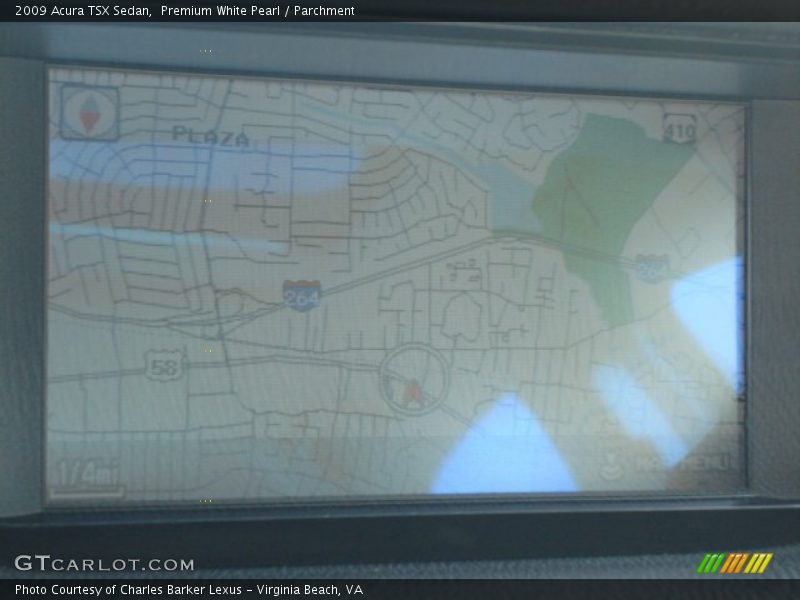 Premium White Pearl / Parchment 2009 Acura TSX Sedan