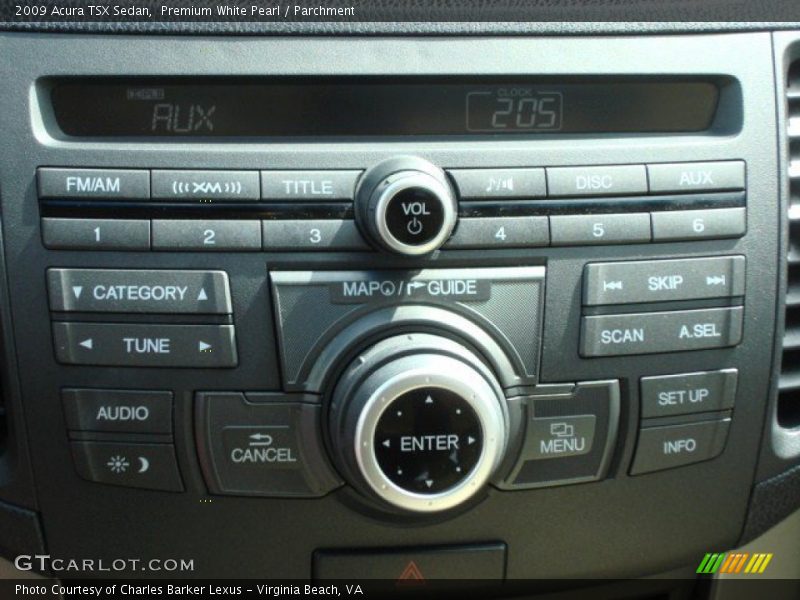 Premium White Pearl / Parchment 2009 Acura TSX Sedan