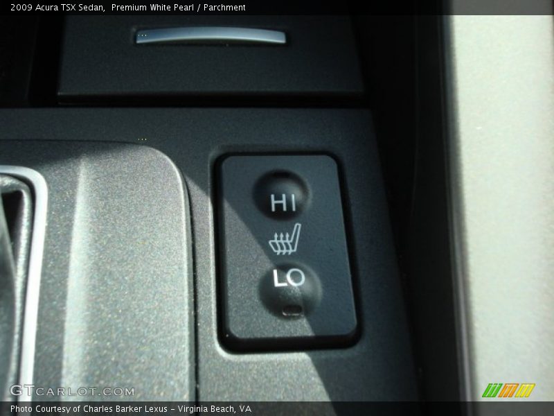 Premium White Pearl / Parchment 2009 Acura TSX Sedan