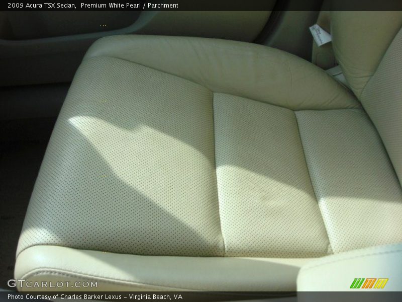 Premium White Pearl / Parchment 2009 Acura TSX Sedan