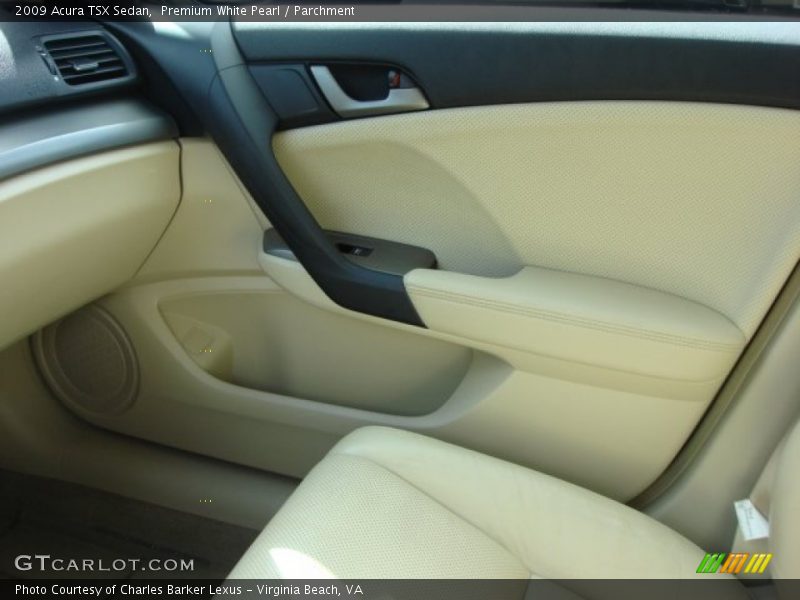 Premium White Pearl / Parchment 2009 Acura TSX Sedan