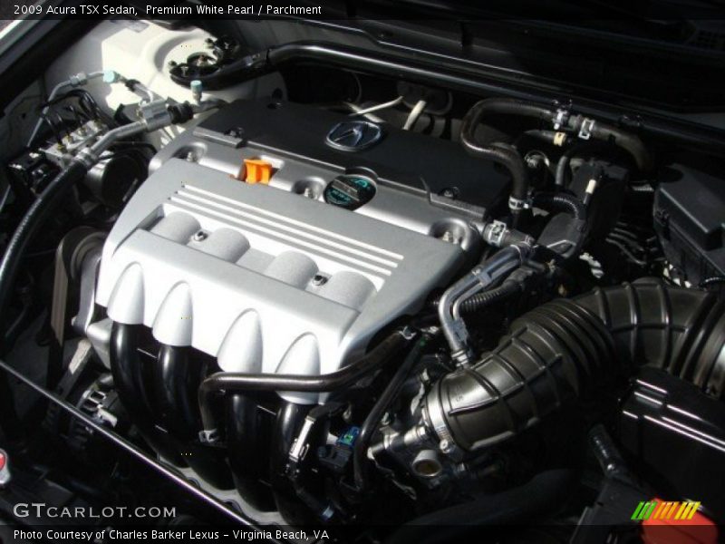 Premium White Pearl / Parchment 2009 Acura TSX Sedan