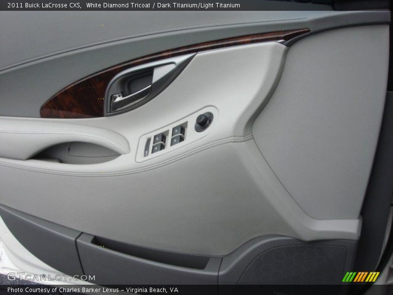 White Diamond Tricoat / Dark Titanium/Light Titanium 2011 Buick LaCrosse CXS