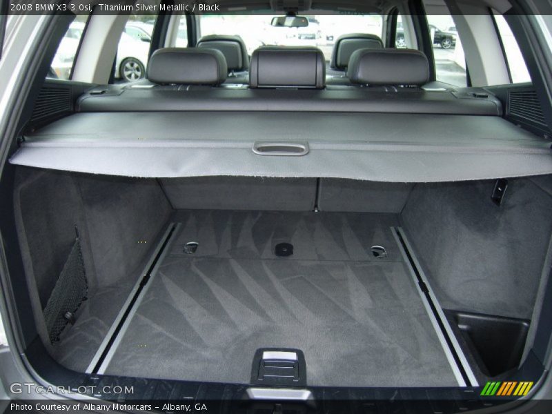 Titanium Silver Metallic / Black 2008 BMW X3 3.0si