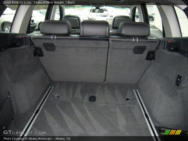 Titanium Silver Metallic / Black 2008 BMW X3 3.0si