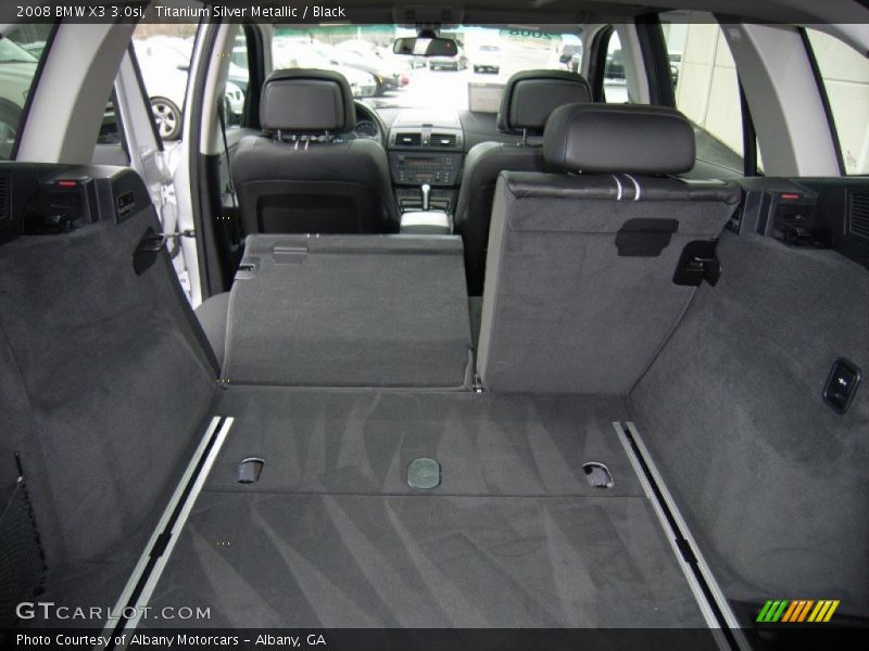 Titanium Silver Metallic / Black 2008 BMW X3 3.0si